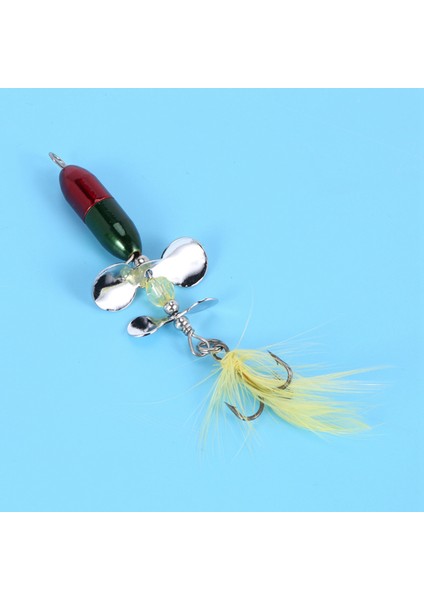 Ξ Ny Ue Zhang 5x Uzun Döküm Spinner Yem Balıkçılık Cazibesi Çift Kuyruk Pervane Alabalık Sazan Yayın Balığı Yapay Buz 10G (Yurt Dışından) modelleri