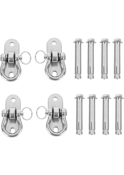 Ξ Ny Ue Zhang 2x Paslanmaz Çelik 304 Ağır Salıncak Askıları Salıncak Setleri 250KG Kapasiteli Salıncak ve Yoga Hamak Sandalye Kum Torbası (Yurt Dışından)