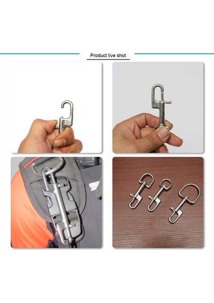 Ξ Ny Ue Zhang Adet 110 mm Paslanmaz Çelik Dalış Cıvatası Yapış Kanca Tüplü Dalış Tek Uçlu Kanca Bcd Aksesuarları Dalış Ekipmanları (Yurt Dışından) indirimleri