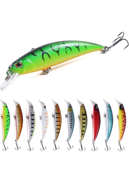Ξ Ny Ue Zhang 20PCS Lot Cazibesi Iç Renklendirme Yüzen Bas Crankbait 6cm (Yurt Dışından)