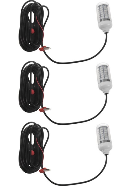 Ξ Ny Ue Zhang 3x 12V Balıkçı Işığı Yeşil 108 Adet LED Sualtı Balıkçı Işığı Lures Balık Bulucu Lamba Karides Kalamar Krill Çeker (Yurt Dışından)