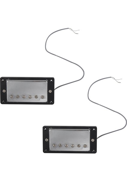 Ξ Ny Ue Zhang 2x Humbucker Çift Bobin Manyetikler Boyun ve Köprü Lp Stil Elektro Gitar ile Uyumlu Gitar Parçaları Seti (Yurt Dışından)