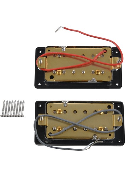Ξ Ny Ue Zhang 2x Humbucker Çift Bobin Manyetikler Boyun ve Köprü Lp Stil Elektro Gitar ile Uyumlu Gitar Parçaları Seti (Yurt Dışından) fiyatları