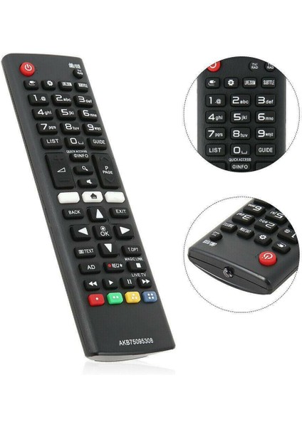 Ξ Ny Ue Zhang Lg Smart Tv Için 3x Evrensel Yedek Uzaktan Kumanda - AKB75095308 (Yurt Dışından) indirimleri