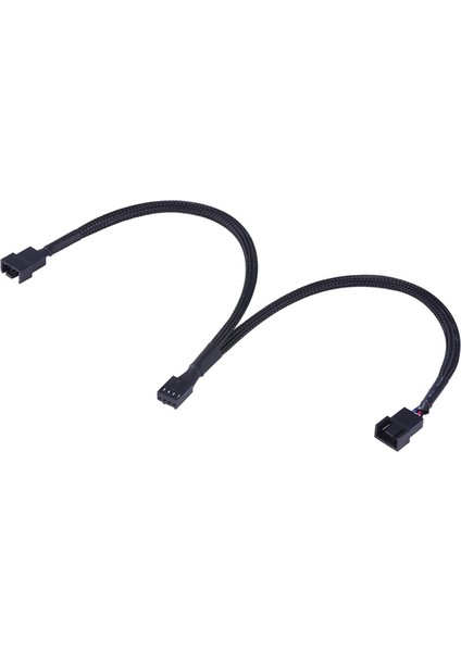 Ξ Ny Ue Zhang 8 Paket Pwm Fan Ayırıcı Kablo Y Ayırıcı Bilgisayar Pc Fan Güç Kablosu 4 Pin 1 Ila 2 Dönüştürücü, Siyah Kollu Örgülü (Yurt Dışından)
