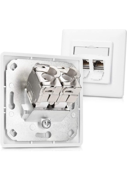 Ξ Ny Ue Zhang Modül Jakları - 24 Parça CAT6A Korumalı Jak RJ45 6A Ethernet Modülü 10 Gbit, Metal Muhafazalı (Yurt Dışından) indirimleri