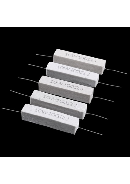 Ξ Ny Ue Zhang 10 Adet 10W Watt 100 Ohm %5 Eksenel Telli Çimento Dirençler (Yurt Dışından) modelleri