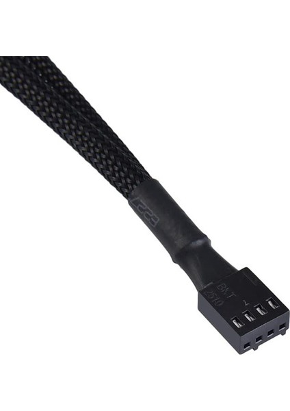 Ξ Ny Ue Zhang 8 Paket Pwm Fan Ayırıcı Kablo Y Ayırıcı Bilgisayar Pc Fan Güç Kablosu 4 Pin 1 Ila 2 Dönüştürücü, Siyah Kollu Örgülü (Yurt Dışından)