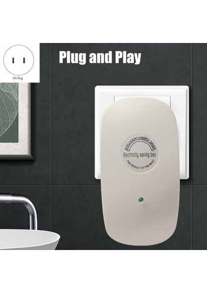 10 Adet Akıllı Güç Tasarrufu Elektrik Tasarrufu Kutusu Tasarruf Cihazı Denge Akım Kaynağı Tasarrufu Abd Plug (Yurt Dışından) fırsatları