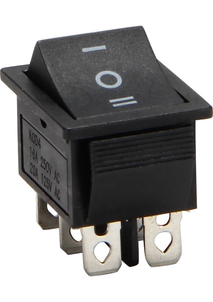 Ξ Ny Ue Zhang 5x 6-Terminaller 3 Pozisyon Açık/kapalı/açık Dpdt Tekne Rocker Anahtarı 16A 250VAC 20A 125VAC (Yurt Dışından)