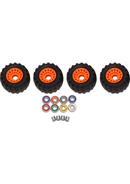 Ξ Ny Ue Zhang Off Road Kaykay Longboard Tekerlekleri (4'lü Set Rulman Kovanı Içerir) (Yurt Dışından)