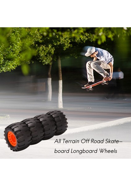 Ξ Ny Ue Zhang Off Road Kaykay Longboard Tekerlekleri (4'lü Set Rulman Kovanı Içerir) (Yurt Dışından)