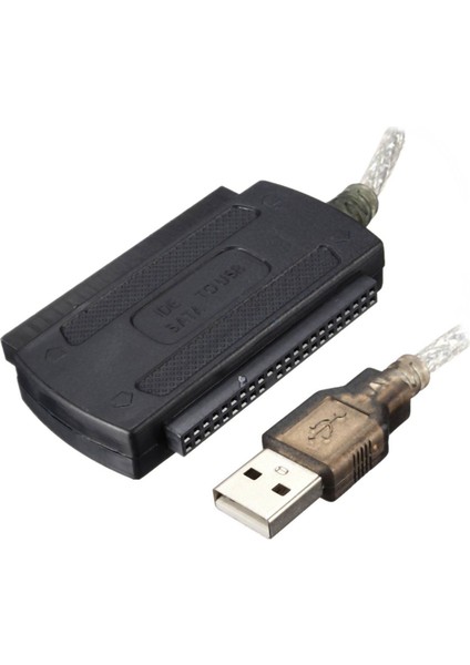 Ξ Ny Ue Zhang 2x USB 2.0 Erkek Ide Sata Adaptörü Dönüştürücü Kablosu Sabit Disk Adaptör Kablosu Pc Için 2.5 Inç 3.5 Inç HDD Sabit Disk (Yurt Dışından)