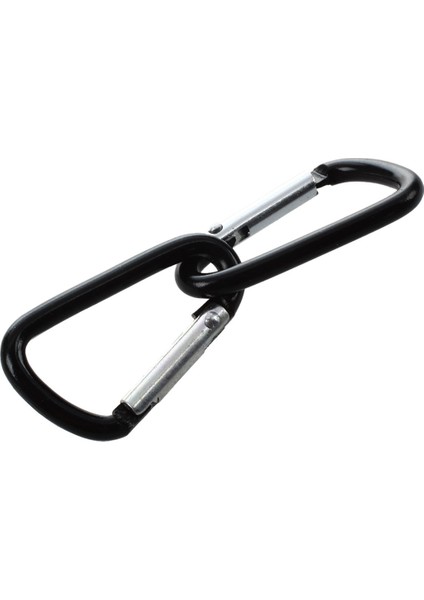 Ξ Ny Ue Zhang 5x Yürüyüş Yaylı 4mm Dia Siyah Alüminyum Alaşımlı Karabina Kancaları (Yurt Dışından) fırsatları