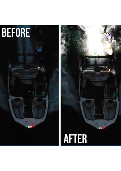 Ξ Ny Ue Zhang Su Geçirmez LED Tekne Işıkları, 2 Işık 72W Su Geçirmez Test Edilmiş Güverte/rıhtım Deniz Işıkları 2200LMS 120°TAŞKIN Işık, Gemi Işıkları (Yurt Dışından) fırsatları