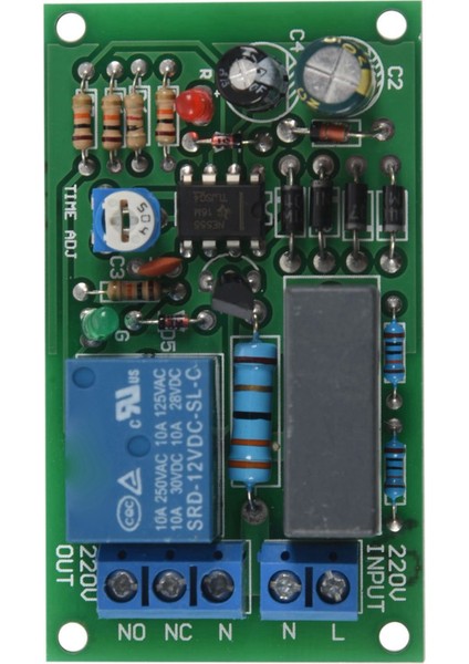Ξ Ny Ue Zhang 3x 220V Röle Kartı, Güç Açma, Zaman Geciktirme, Devre Modülü, Koridor Anahtarı, Merdiven Lambası, D1B5 (Yurt Dışından)