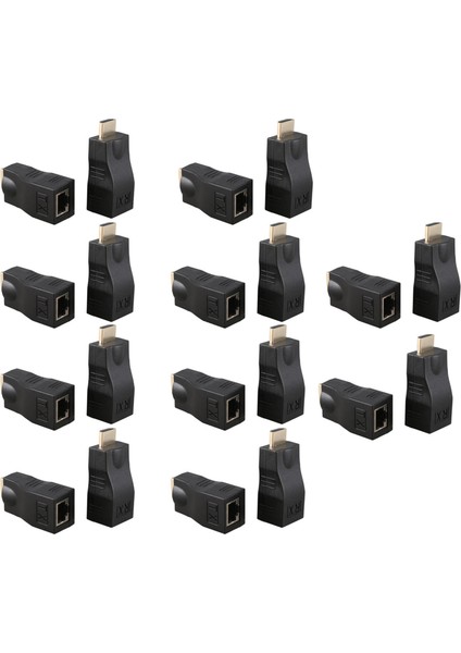 Ξ Ny Ue Zhang 10X 4K 3D 1.4 30M Genişletici - RJ45 5e/6 Üzerinden Ağ Lan Ethernet Adaptörü (Yurt Dışından)