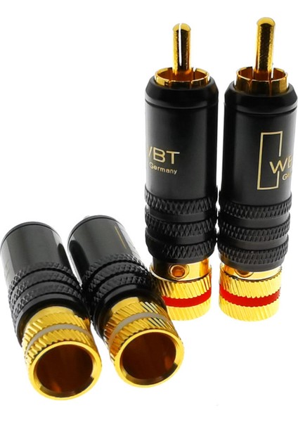 Ξ Ny Ue Zhang 16X WBT-0144 Altın Kaplama Rca Fişi Rca Plug-In Tipi Av Ses ve Video Fişi Video Fiş Konnektörü (Yurt Dışından)