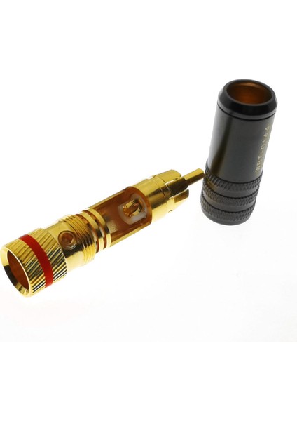 Ξ Ny Ue Zhang 16X WBT-0144 Altın Kaplama Rca Fişi Rca Plug-In Tipi Av Ses ve Video Fişi Video Fiş Konnektörü (Yurt Dışından)