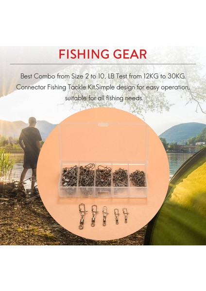 Ξ Ny Ue Zhang 96 Adet Bakır Alaşımlı Balıkçılık Döner Yapış Bilyalı Rulman Kilit Döner Konnektör Olta Takımı Kiti (Yurt Dışından) fırsatları