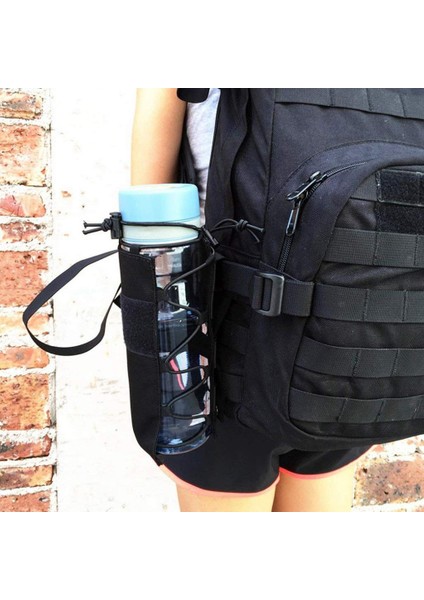 Ξ Ny Ue Zhang Şişe Tutucu Içme Şişesi Kılıfı Naylon Molle Su Şişesi Tutucu Bisiklete Binmeye Dayanıklı Koşu Açık Hava Sporları - Siyah (Yurt Dışından) fiyatları