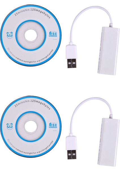 Ξ Ny Ue Zhang Hava Dizüstü Bilgisayarı Için 2x USB 2.0 - RJ45 Lan Ethernet Ağ Adaptörü (Yurt Dışından)