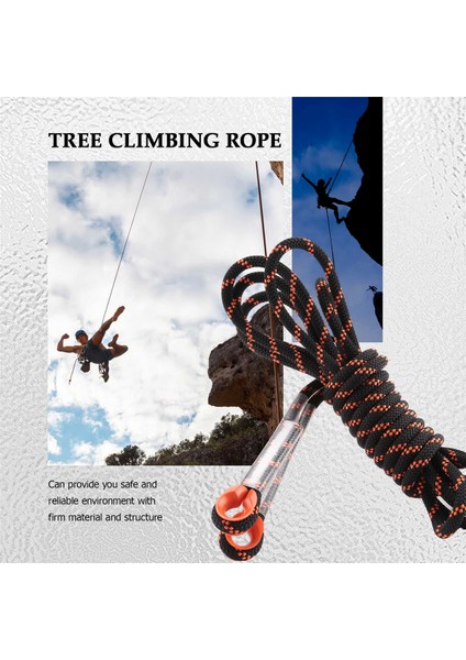 Ξ Ny Ue Zhang M 8 mm Kalınlık Ağaç Kaya Tırmanışı Kablosu Açık Güvenlik Yürüyüş Halat Yüksek Mukavemetli Emniyet Sling Kablosu Rappelling Halat (Yurt Dışından) indirimleri