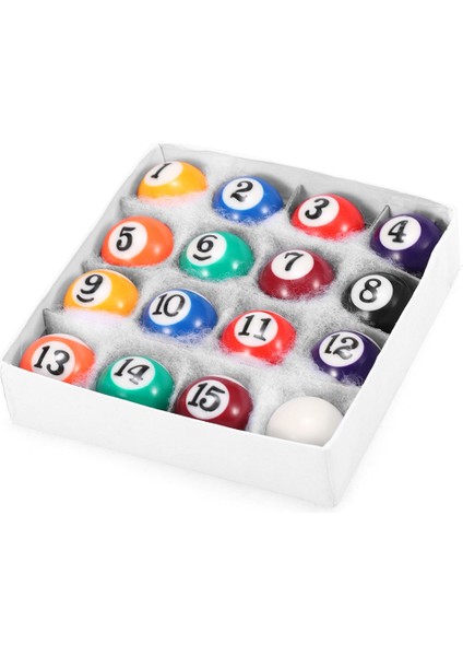 Ξ Ny Ue Zhang Profesyonel 25MM Çocuk Bilardo Masa Topları Set Reçine Küçük Havuz Isteka Topları Tam Set 16 Adet Mini Bilardo Topları Set (Yurt Dışından)
