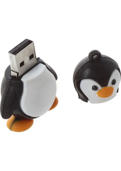 Ξ Ny Ue Zhang 3x 32GB Yenilik Sevimli Bebek Penguen USB 2.0 Flash Sürücü Veri Memory Stick Cihazı - Siyah Beyaz (Yurt Dışından)