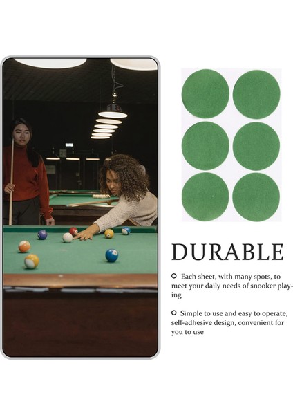 Ξ Ny Ue Zhang Bilardo Masa Örtüsü Keçe Etiket Bilardo Bezi Onarım Değiştirme Rahat Oyuncu Için Mükemmel Bilardo Aksesuarları (Yurt Dışından)