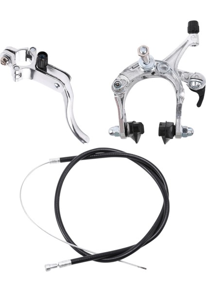 Ξ Ny Ue Zhang Ön Fixie Yol Bisikleti Cruiser Fren Seti Bisiklet Fren Kiti Bisiklet Kaliper Fren Kiti Çoğu Fixie Bisiklet Için Yan Çekme Fren Seti Gümüş (Yurt Dışından)