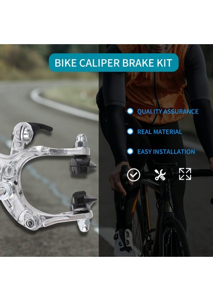 Ξ Ny Ue Zhang Ön Fixie Yol Bisikleti Cruiser Fren Seti Bisiklet Fren Kiti Bisiklet Kaliper Fren Kiti Çoğu Fixie Bisiklet Için Yan Çekme Fren Seti Gümüş (Yurt Dışından) modelleri