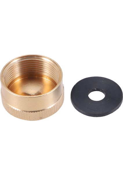 Ξ Ny Ue Zhang 8 Adet Katı Pirinç Propan Şişe Kapakları Tüm Için Uygun 1lb Gaz Dolum Tankı Silindir Mühürlü Koruma Kapağı Açık Soba Için (Yurt Dışından)