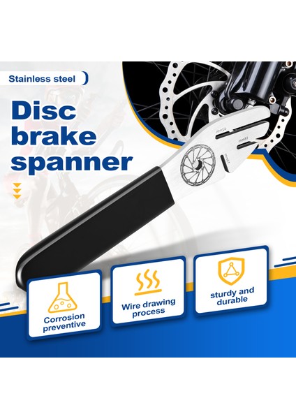 Ξ Ny Ue Zhang Bisiklet Disk Fren Düzeltme Anahtarı Fren Rotoru Hizalama Truing Aracı ile Disk Fren Balataları Aracı Yol Bisikleti Için (Yurt Dışından)
