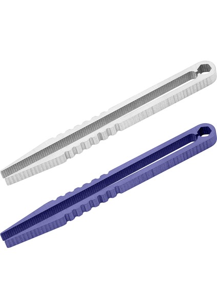 Ξ Ny Ue Zhang 2 Paket Mini Cımbız Titanyum Taşınabilir Titanyum Alaşımlı Cımbız Survival Kamp Açık Seyahat Mini Aracı (Yurt Dışından)