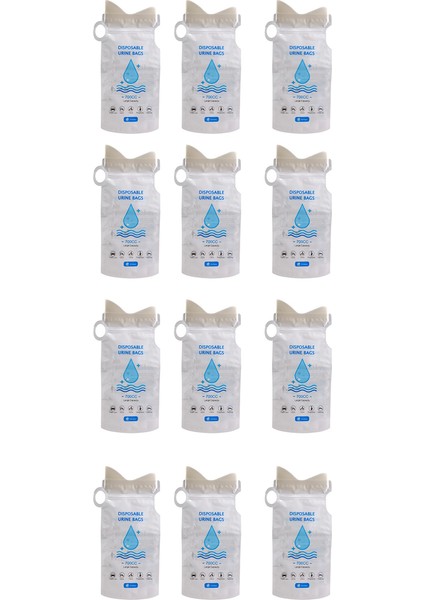 Ξ Ny Ue Zhang 12 Adet Tek Kullanımlık 700 ml Taşınabilir Acil Idrar Torbası Kadın Erkek Çocuklar Için, Sızdırmaz Tuvalet Kamp, Seyahat, Yürüyüş Için (Yurt Dışından) fiyatları