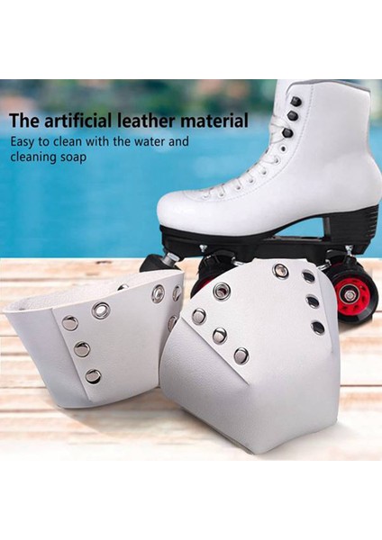 Ξ Ny Ue Zhang 1 Çift Paten Burun Kapağı Muhafızları Koruyucular Delikli Pu Burun Kapağı Koruma Koruyucuları Çıkarılabilir Burun Durdurucuları (Yurt Dışından) fiyatları