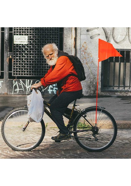 Ξ Ny Ue Zhang 6ft Bisiklet Güvenlik Bayrak Direği, Montaj Braketi ile Bayrak, Güvenlik Açık Bisiklet Için Yüksekliği Ayarlanabilir Su Geçirmez Bayrak (Yurt Dışından)