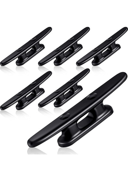 Ξ Ny Ue Zhang Adet Siyah Tekne Kelepçesi Kayık Cleats Tekne Iskelesi Cleats Kayık Kano Kelepçesi 4 Inç Naylon Cleats Tekne Bağlama Aksesuarları (Yurt Dışından)