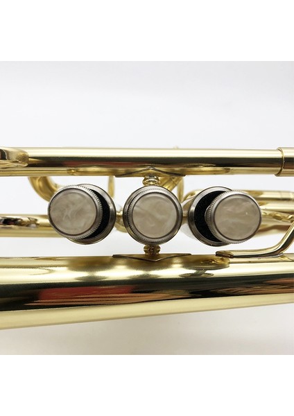 Ξ Ny Ue Zhang Adet Trompet Parmak Düğmeleri Vana Parmak Trompet Kapak Vidası Kapağı Müzik Bas Trompet Aksesuarları Sarı (Yurt Dışından) fırsatları