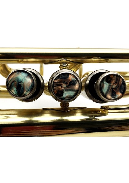 Ξ Ny Ue Zhang Adet Trompet Parmak Düğmeleri Vana Parmak Trompet Kapak Vidası Kapağı Müzik Bas Trompet Aksesuarları Sarı (Yurt Dışından) indirimleri