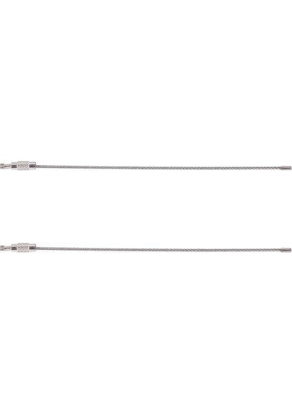 Ξ Ny Ue Zhang Adet Paslanmaz Çelik Vida Kilitleme Tel Anahtarlık Kablo Anahtar Yüzükler Dış Mekan Aksesuarı (Yurt Dışından)