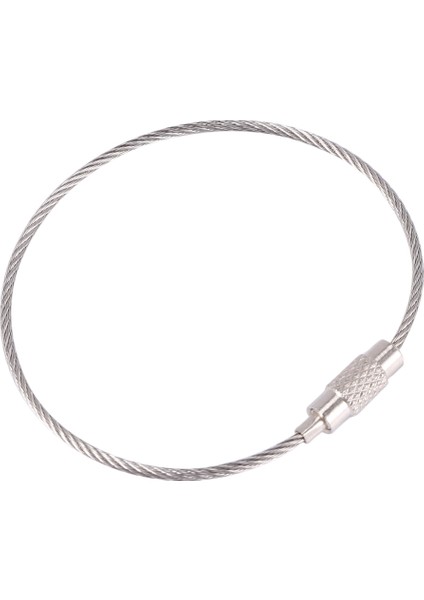 Ξ Ny Ue Zhang Adet Paslanmaz Çelik Vida Kilitleme Tel Anahtarlık Kablo Anahtar Yüzükler Dış Mekan Aksesuarı (Yurt Dışından) fiyatları