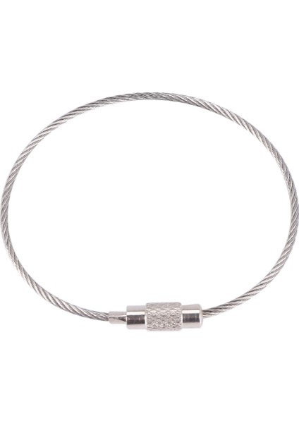 Ξ Ny Ue Zhang Adet Paslanmaz Çelik Vida Kilitleme Tel Anahtarlık Kablo Anahtar Yüzükler Dış Mekan Aksesuarı (Yurt Dışından) indirimleri