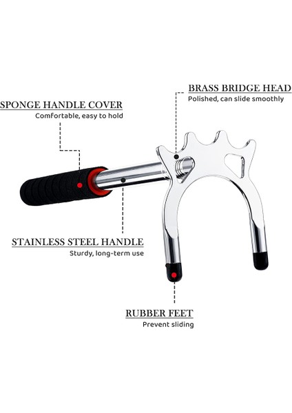 Ξ Ny Ue Zhang Geri Çekilebilir Bilardo Istakası Köprü 3 Adet Çıkarılabilir Pirinç Köprü Kafa Bilardo Masası Bilardo Isteka Aksesuarları, Gümüş (Yurt Dışından) modelleri