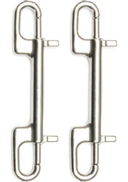 Ξ Ny Ue Zhang 2x Dalış Kanca Paslanmaz Çelik Çift Uçlu Cıvata Yapış Kanca Tüplü Dalış Için Evcil Hayvan Tasması Kamera Askısı Anahtarlık Hamak (Yurt Dışından)