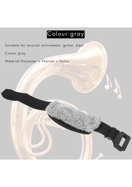 Ξ Ny Ue Zhang Gitar Fret Dizeleri Dilsiz Sönümleyiciler Muter Sarar Akustik Klasik Gitar Bas Ukulele Aletleri Aksesuarları Gri (Yurt Dışından) fırsatları