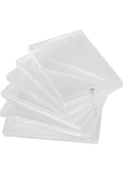 Ξ Ny Ue Zhang Ticaret Kartı Için 6 Adet Manyetik Kart Tutucu Kılıfı - 35PT Mıknatıslı Üst Yükleyiciler Kart Koruyuculu Beyzbol Kart Sahibi (Yurt Dışından) modelleri