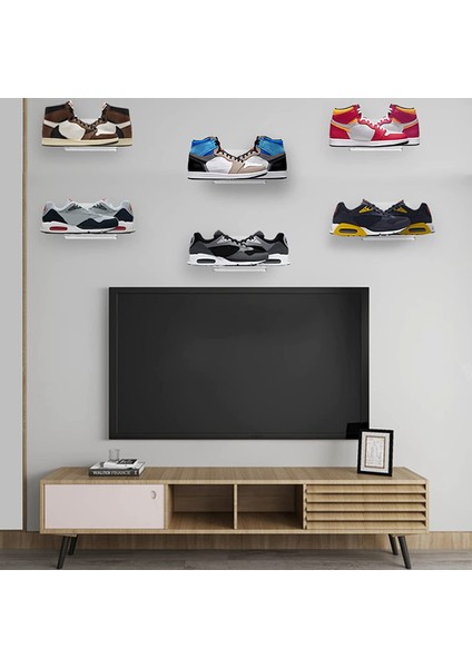 Ξ Ny Ue Zhang Paket Yüzen Ayakkabı Sergisi, Raflar Duvara Montaj Sneaker Koleksiyonu Veya Ayakkabı Kutusu Için Levitating Ayakkabı Teşhir Standı (Yurt Dışından)