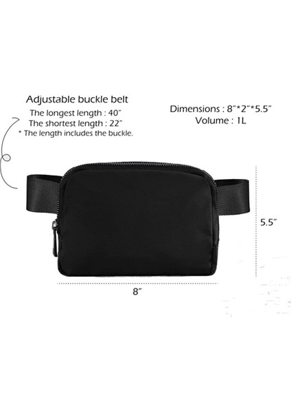 Ξ Ny Ue Zhang Kadın Erkek Için - Ayarlanabilir Askılı Mini Kemer Çantası Crossbody Çanta Egzersiz Koşusu Için Moda Bel Paketi (Yurt Dışından) fırsatları